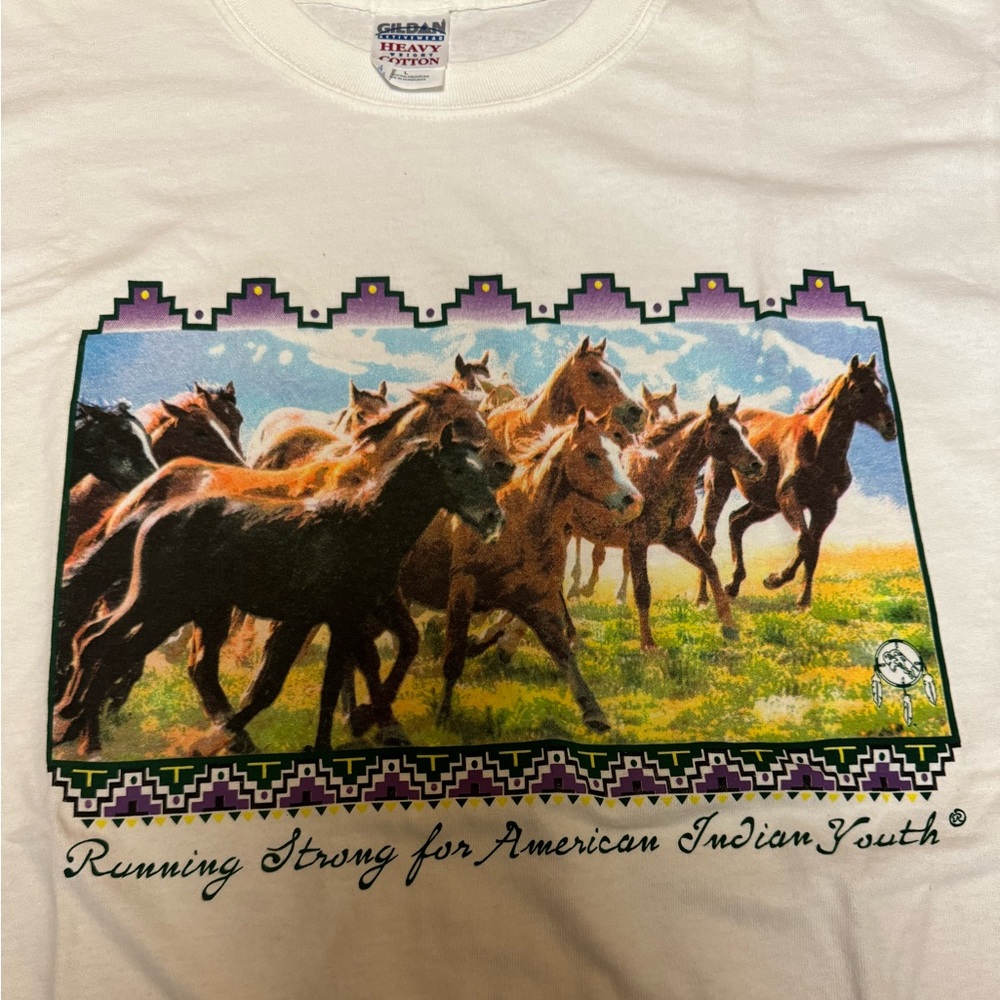 Vintage horses shirt - Picture 2 of 2
